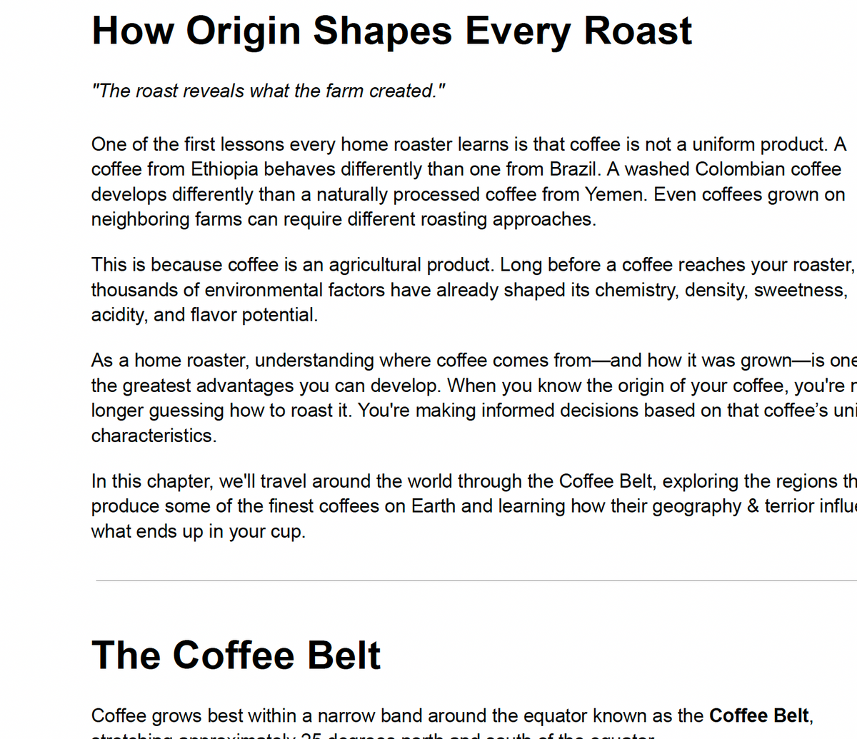 The Home Roasters Guide to Coffee - E-GUIDE